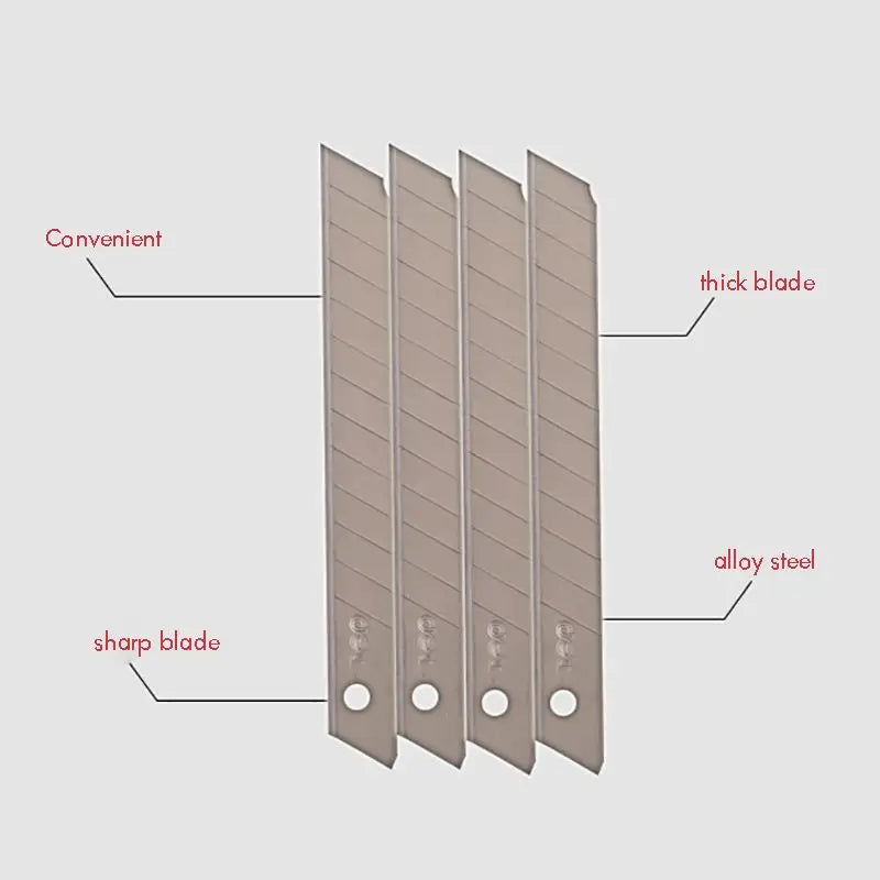 SK5 Steel 9mm Utility Knife Replacement Blades – 10-Pack