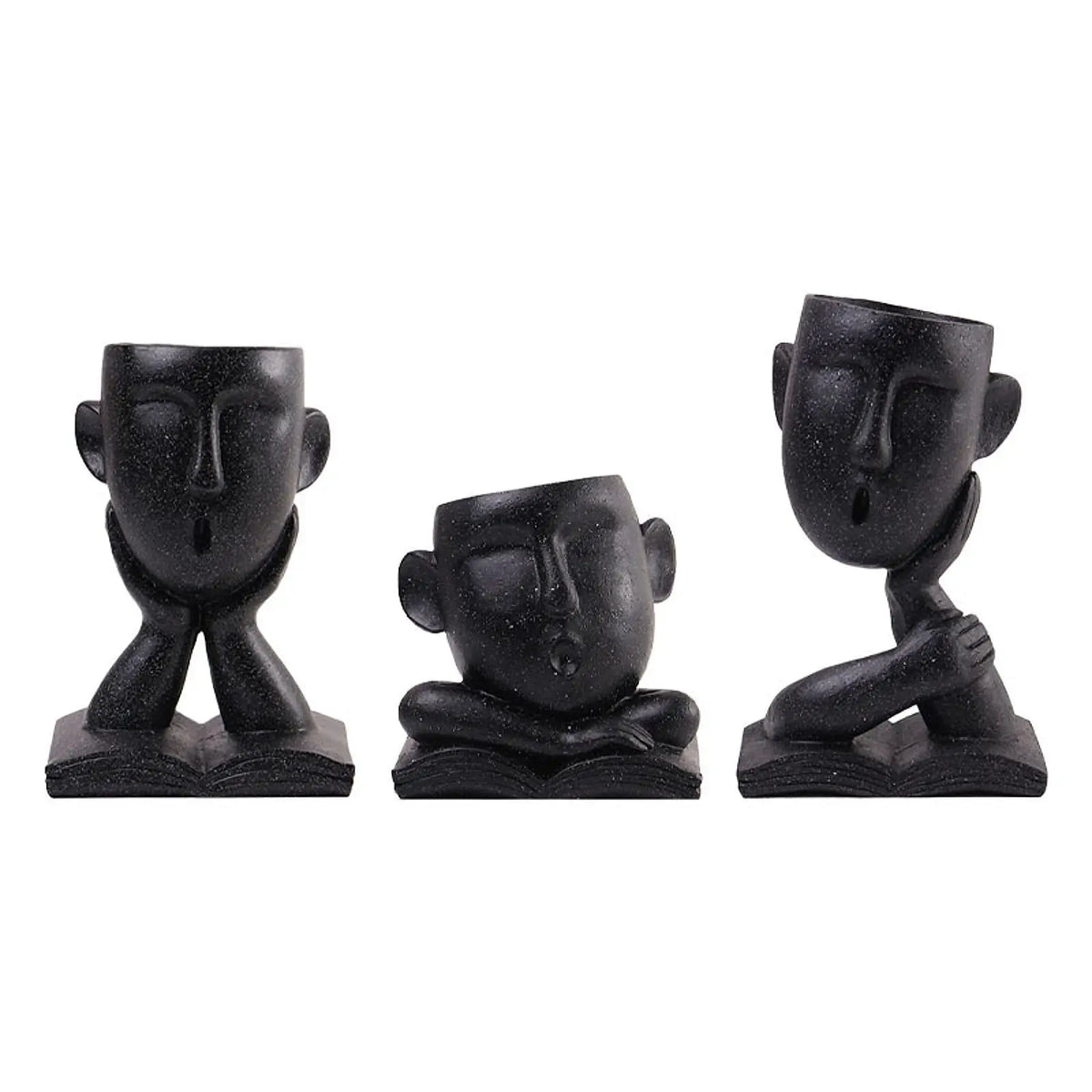 Resin Book Character Planter – Decorative Desk & Shelf Pot