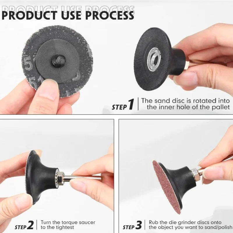 Back-up Pad for Rotary Sanding Disc 1" 2" 3" | 6mm Shank