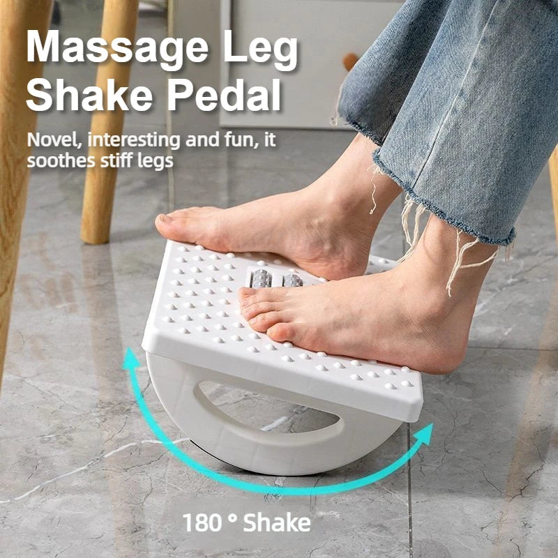 Rocking Footstool Massage Pedal – Anti-Slip Under Desk Rest