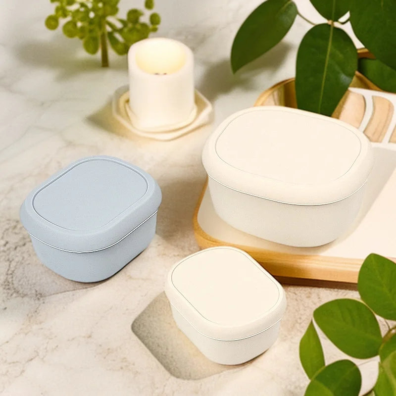 BPA-Free Silicone Lunch Box with Lid – Leak-Proof Food Container