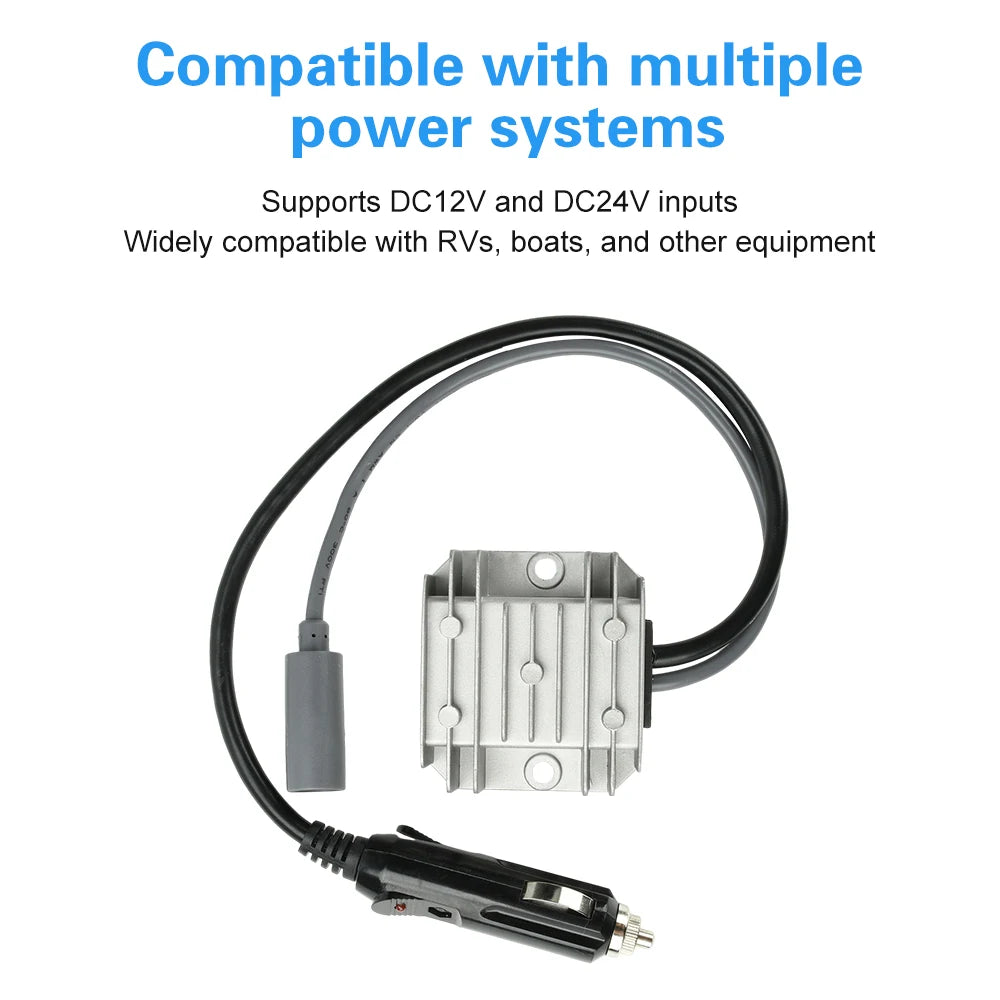 DC 12V/24V to 30V 3.5A Step-Up Boost Converter | Lighter Plug