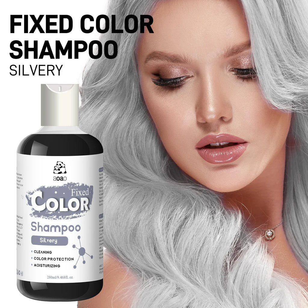 Silver Color Fixing Cleansing Shampoo – Unisex | aoao