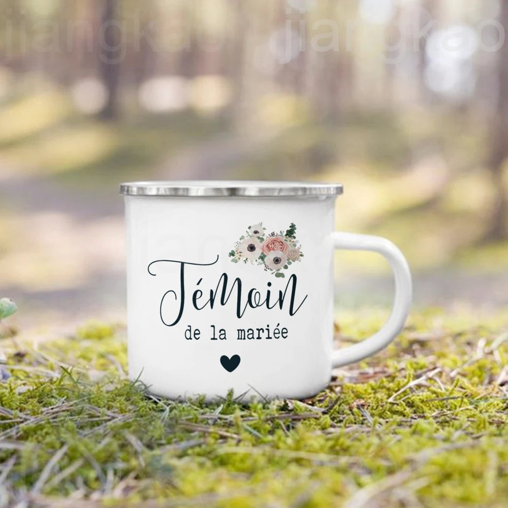 "I'm Such A Great Witness" Enamel Mug – Wedding Gift