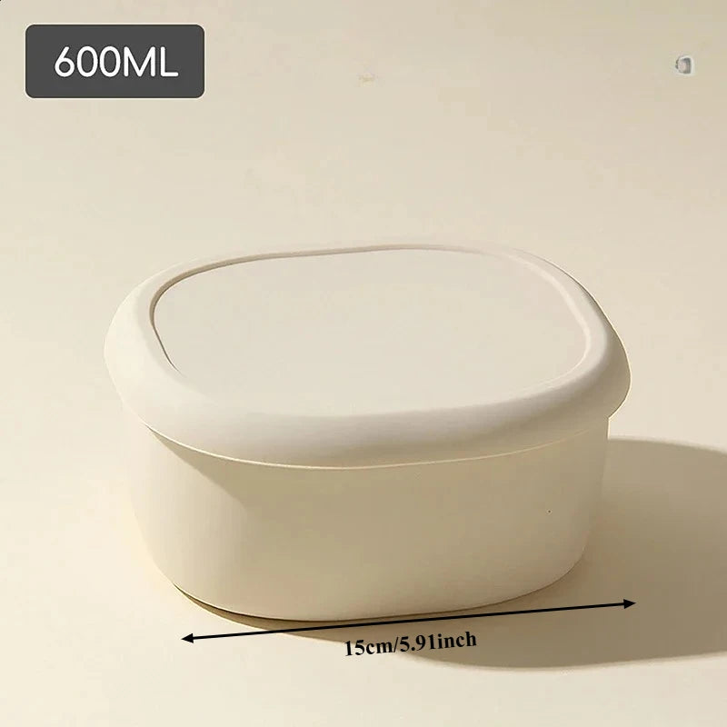 BPA-Free Silicone Lunch Box with Lid – Leak-Proof Food Container