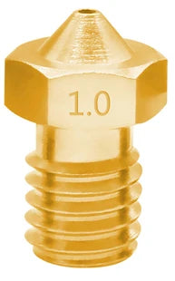 5-Pack Copper E3D V5/V6 M6 Nozzles | 0.2–1.0mm 3D Printer