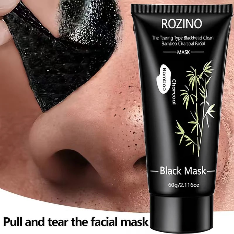 ROZINO Bamboo Charcoal Peel-Off Mask 60g – Deep Pore Cleanser