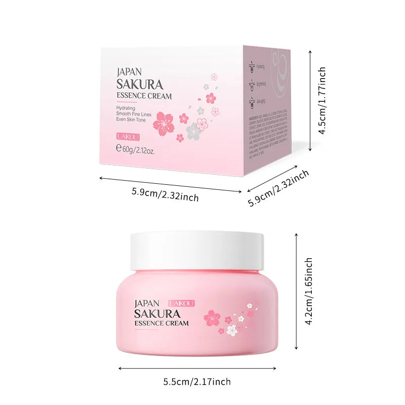 LAIKOU Sakura Essence Face Cream 2-Pack – Moisturizing & Nourishing