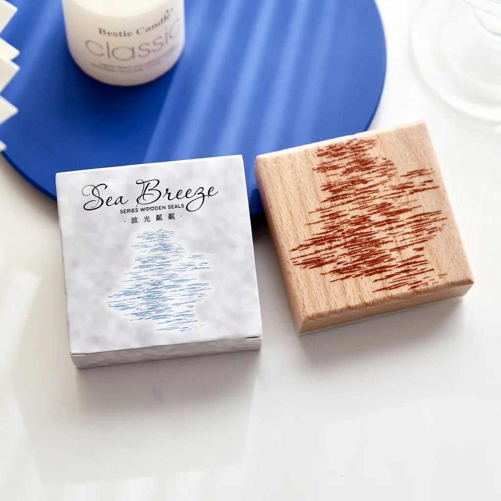 Sea Breeze Wooden Decorative Stamp | DIY Journal & Scrapbook