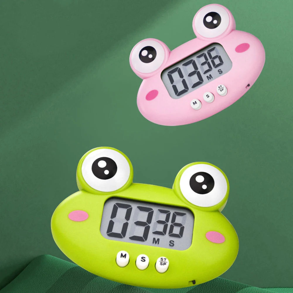 Cute Frog Digital Kitchen Timer 1-99 Min Countdown