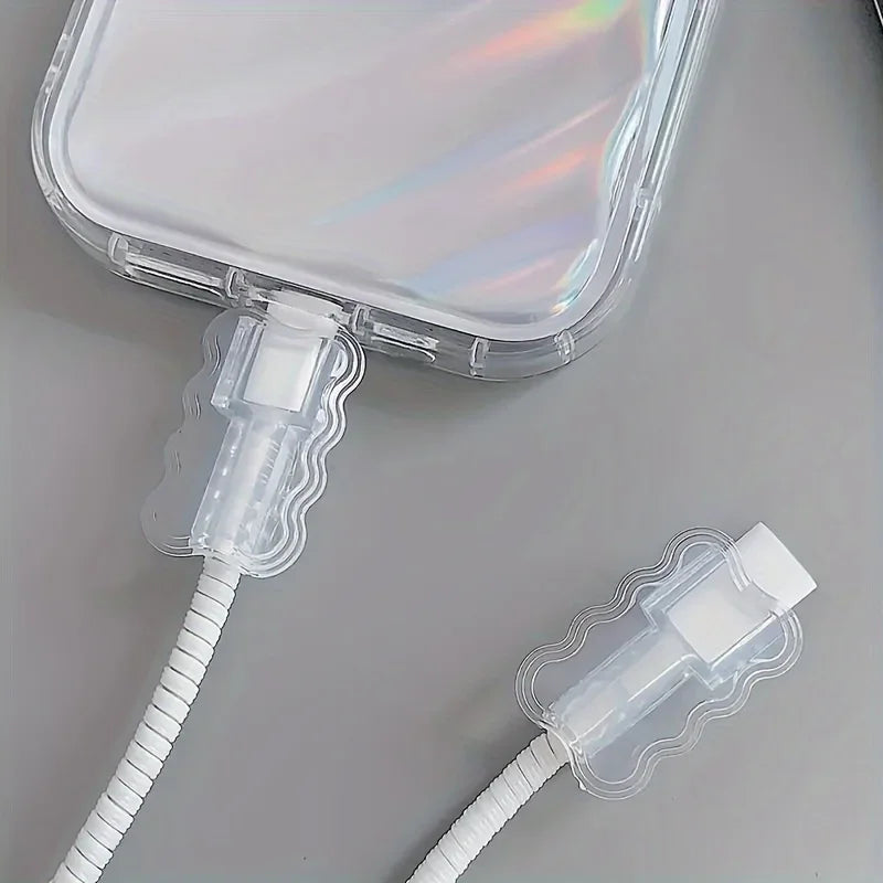 10-Pack Flexible Cord Saver Sleeves – Cable Protector Covers
