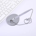 Metal Chain Counter Pen – Desk Signature Pen for Bank & Office