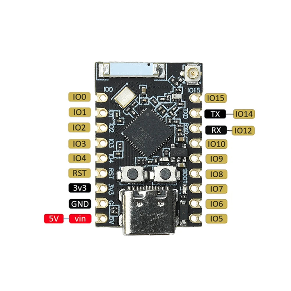 ESP32-C5-N4 Wi-Fi 6 Dual-Band & Bluetooth 5 Dev Board