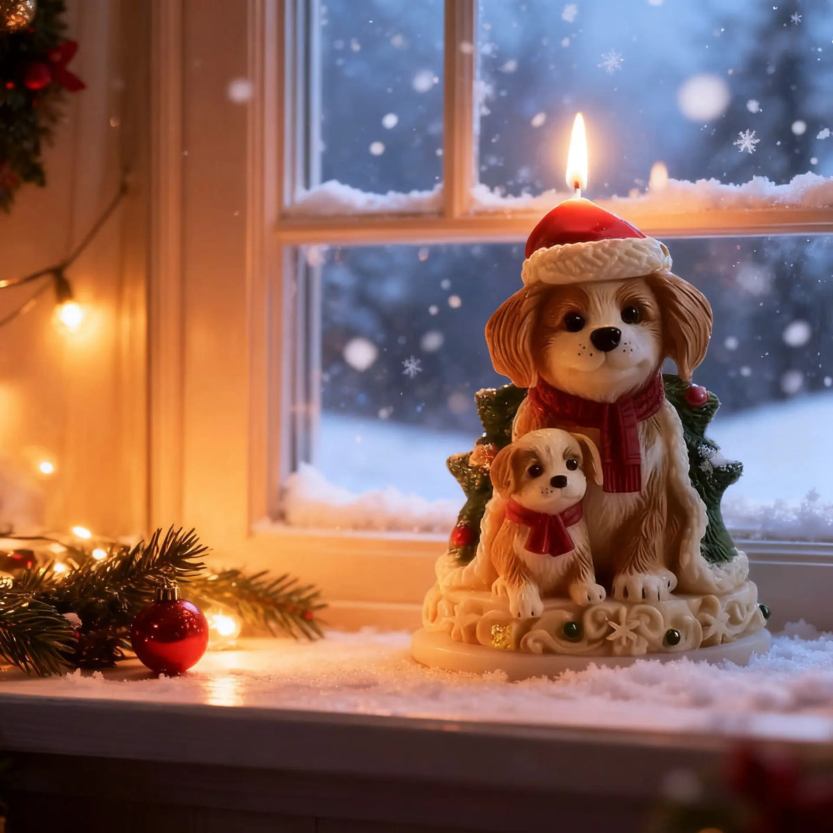 Christmas Puppy Silicone Mold – DIY Candle Soap Resin Craft