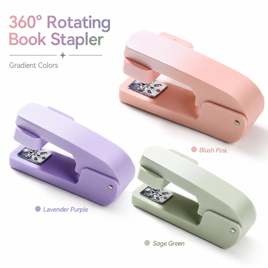 360° Rotating Stapler | Multi-Angle Center Seam Book Stapler