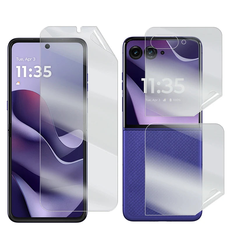 Motorola Razr 70 Ultra/60 Ultra Hydrogel Screen Protector Set