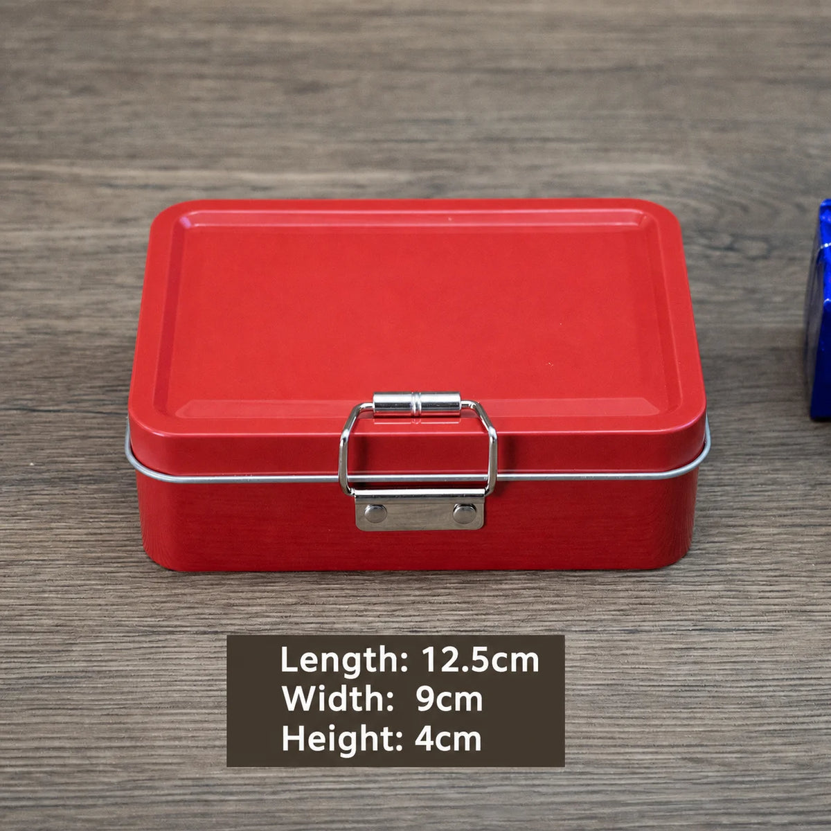 Tinplate Flip-Top Metal Storage Box | Craft & Fishing Organizer