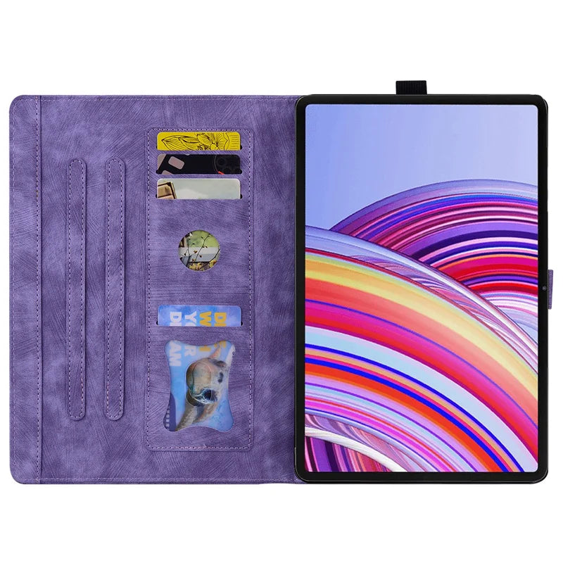 Redmi Pad 2 Pro 12.1" Embossed PU Leather Wallet Case 2025