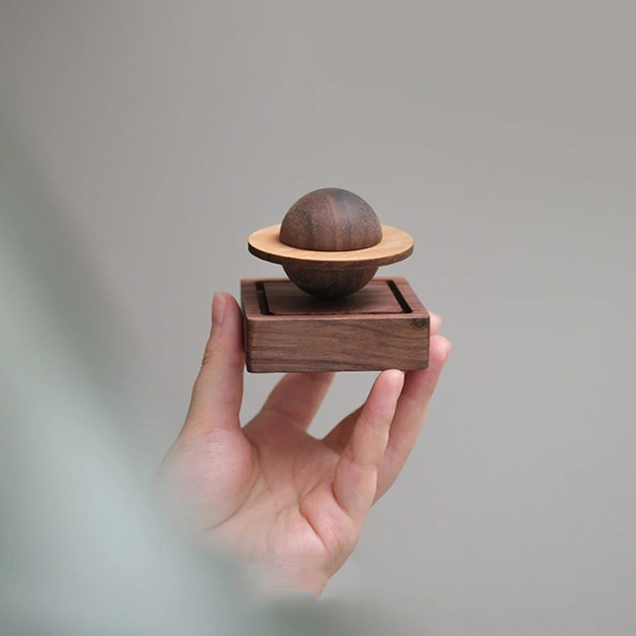 Black Walnut Wood Planet Essential Oil Diffuser | Home & Car