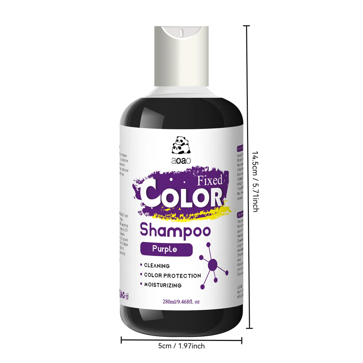Purple Toning Shampoo with Coconut Oil – Color Protection