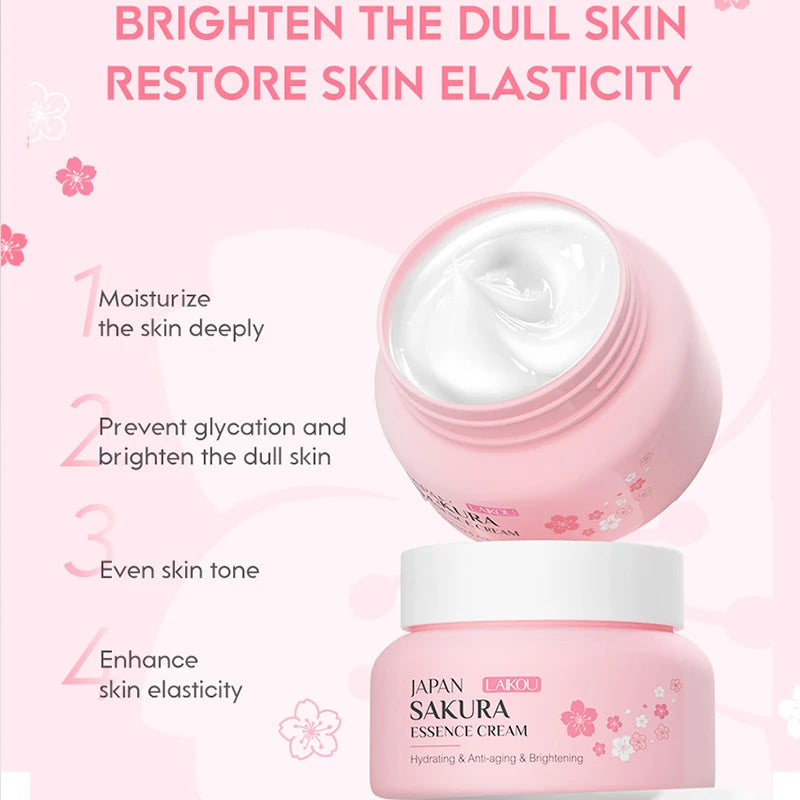 LAIKOU Sakura Essence Face Cream 2-Pack – Moisturizing & Nourishing