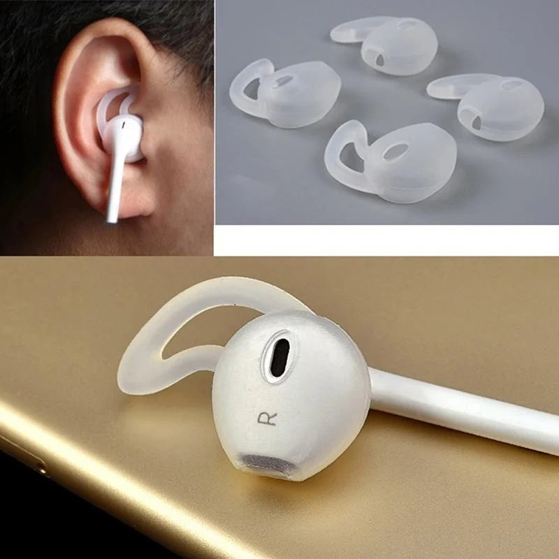 Silicone AirPods Eartip Covers & Earhooks – 1/3/6 Pairs