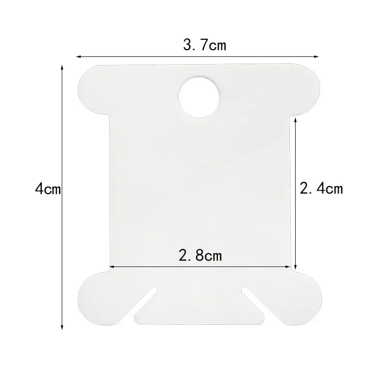 Embroidery Thread Bobbins & Floss Winder Set | Plastic Storage