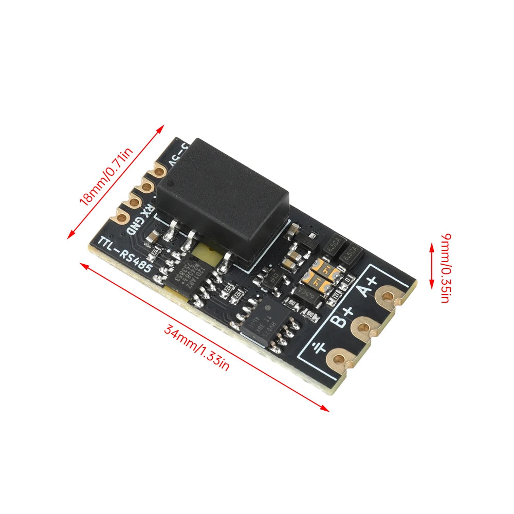 Isolated TTL to RS485 Module 3.3V/5V Auto-Reversing 2Mbps