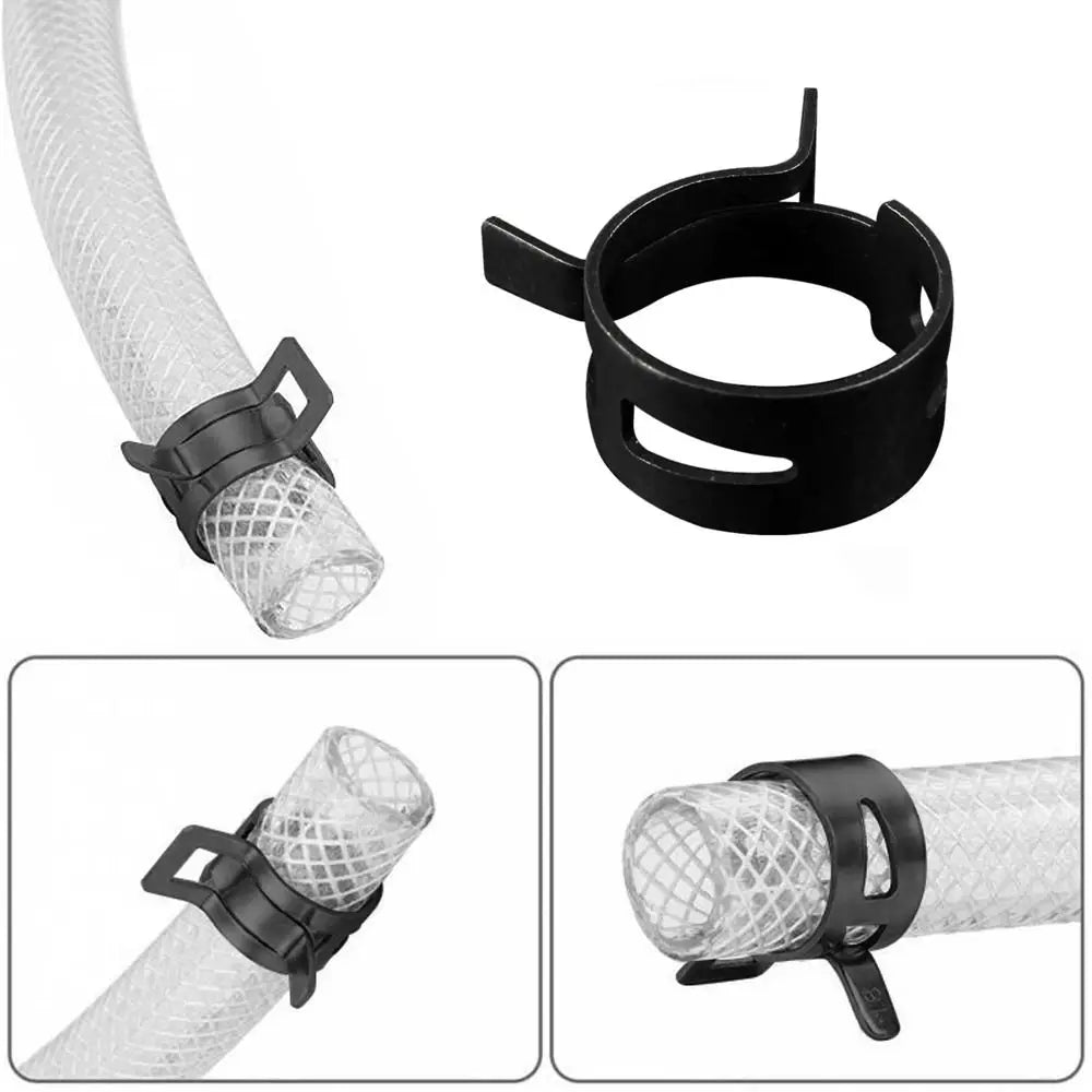 20-Pack Spring Hose Clamps 5mm–27mm | Fuel Oil Water Line