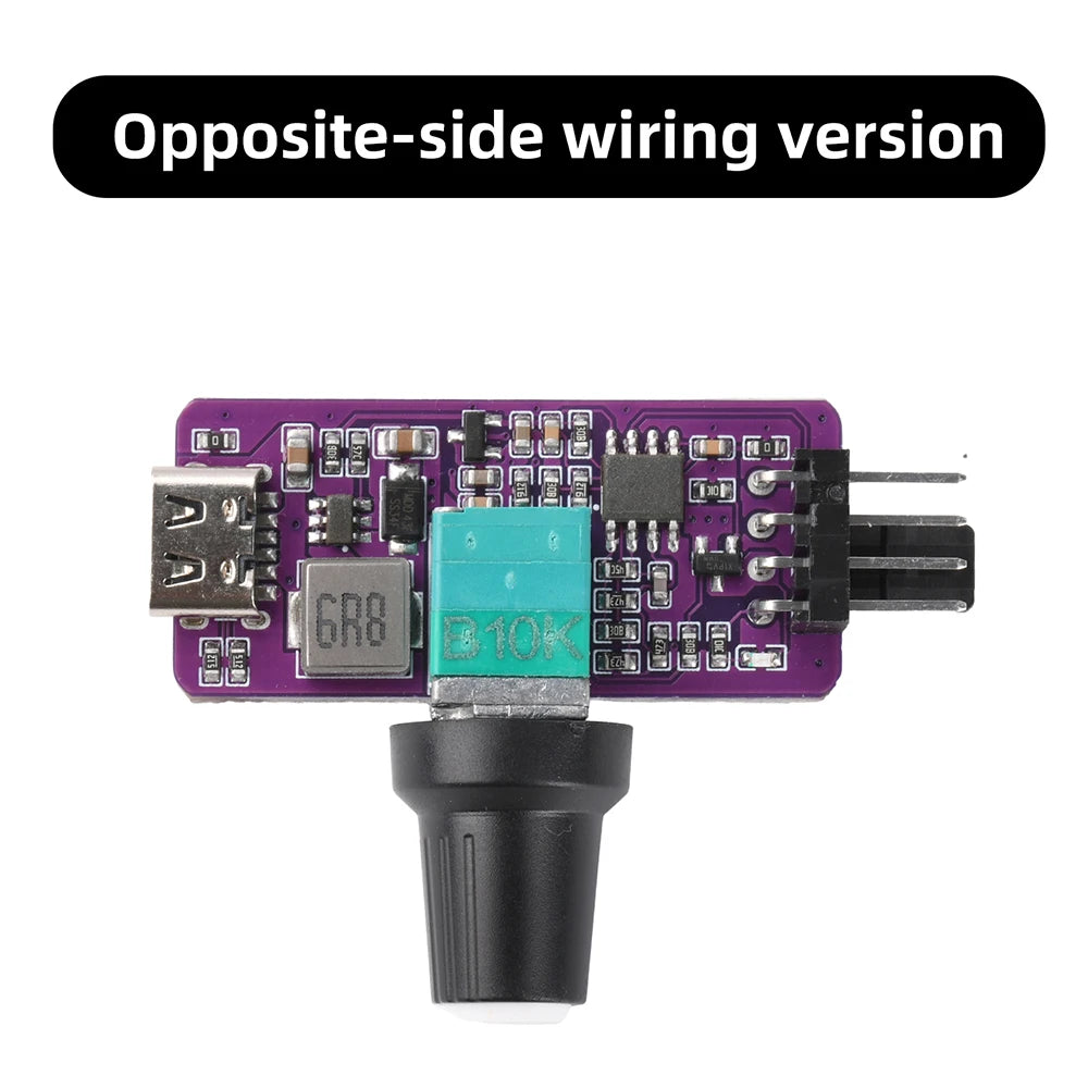 4-Pin PWM Fan Controller USB-C to 12V DIY Module | Gaqqee