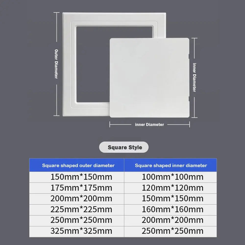 Self-Adhesive Hinged Access Panel Hatch – Wall & Ceiling