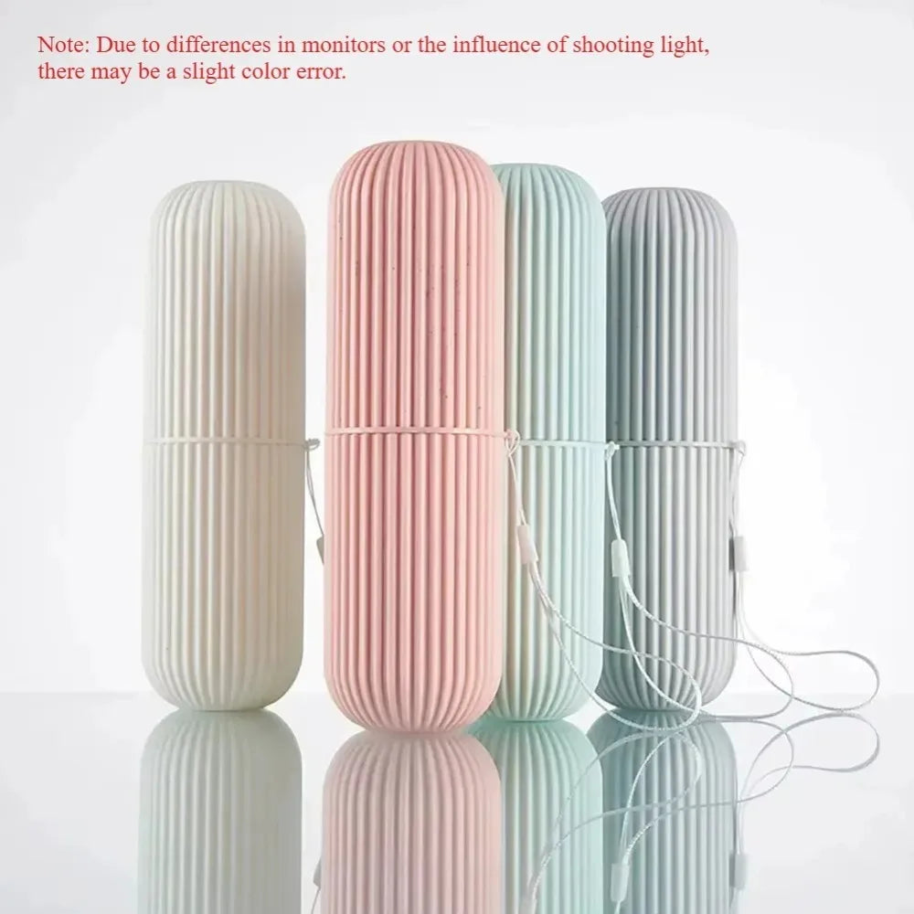 Portable Toothbrush & Toothpaste Travel Case – Leak-Proof