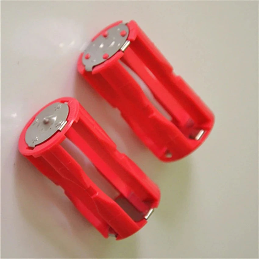 4x AAA to C Size Battery Adapter Converter Holder Case