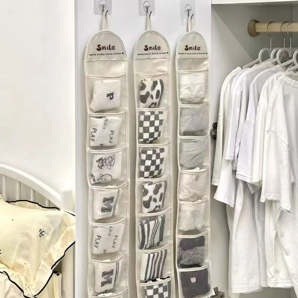 Hanging Closet Organizer – Multi-Mesh Over Door Storage Bag