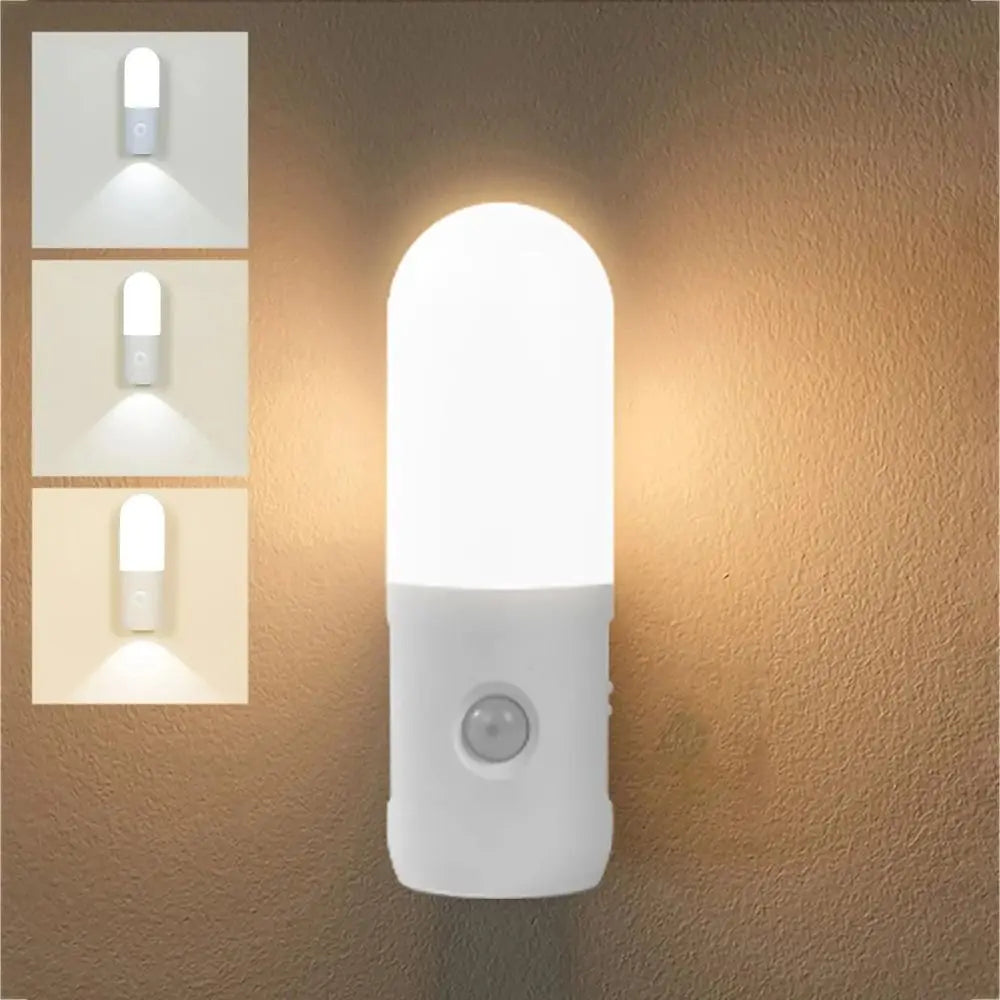 USB Rechargeable Motion Sensor Night Light | 3 Color Temps