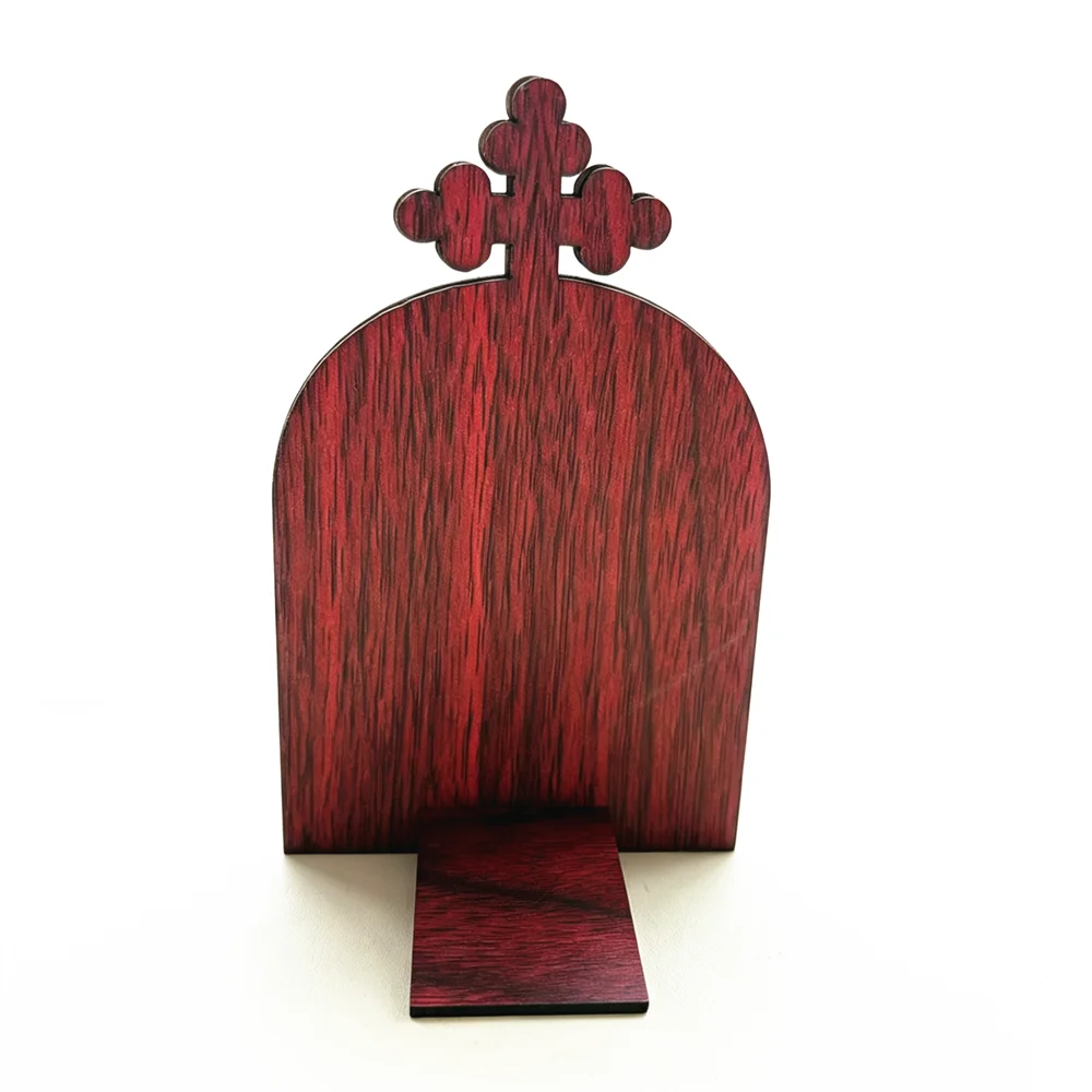 Wooden Orthodox Icon Jesus & Virgin Mary | Religious Decor
