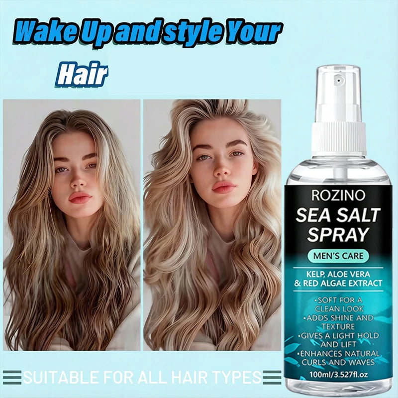 ROZINO Men's Sea Salt Hair Spray – Volume, Texture & Hold