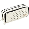 Polka Dot Pencil Case – Large Capacity Multi-Compartment Bag