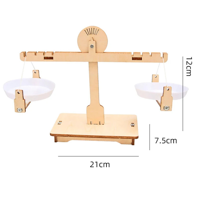 Montessori Wooden Balancing Scale – Kids Math Learning Toy