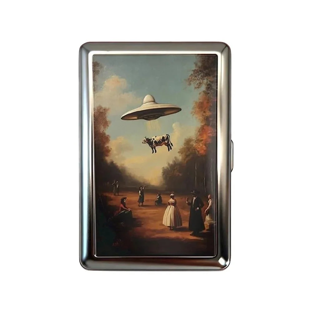 Vintage Metal Snap Card Case – ID & Credit Card Holder