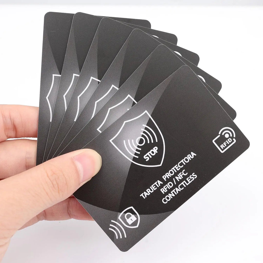 Ultra Thin RFID & NFC Blocking Card – Wallet Protector
