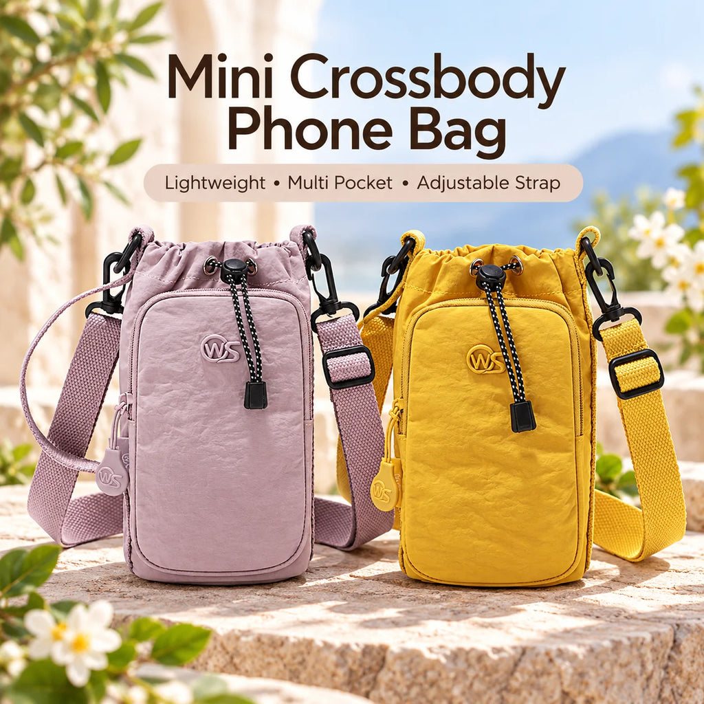 Women's Mini Crossbody Phone Bag | Multi Pocket Travel Pouch