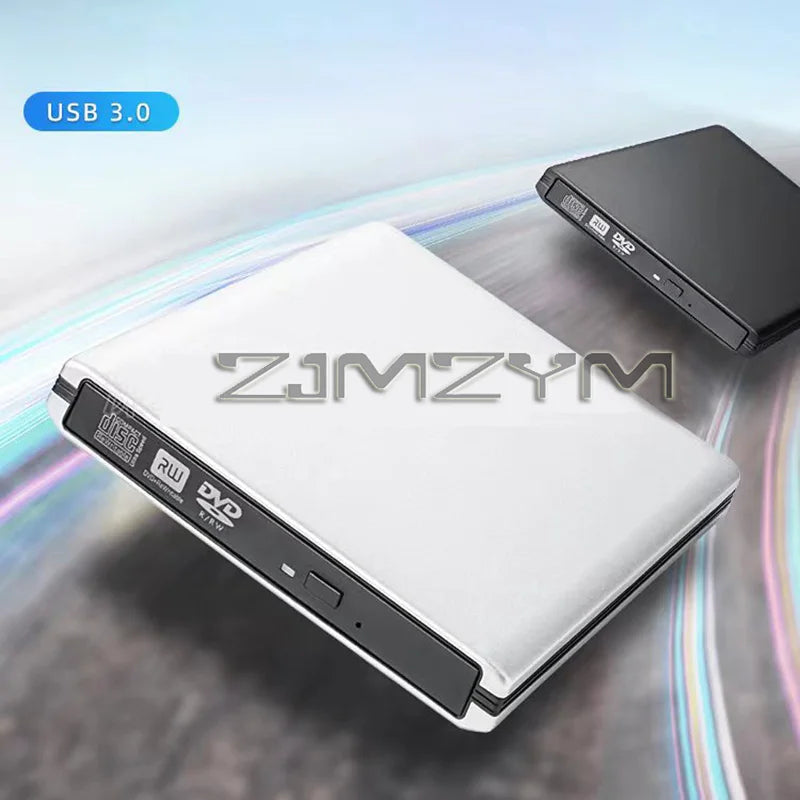 USB 3.0 External DVD Burner & CD-RW Drive for Mac & PC