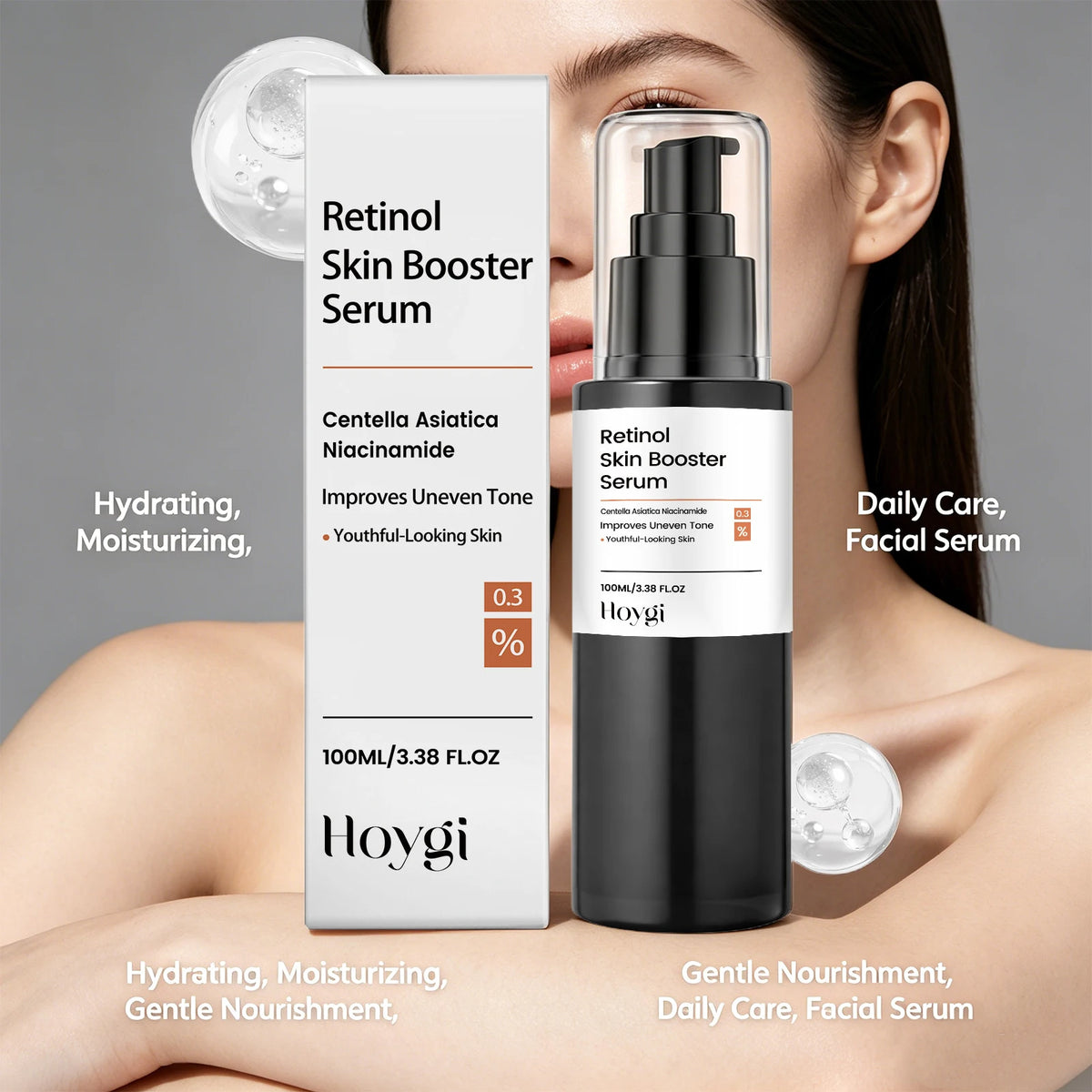 Retinol Face Serum – Niacinamide & Centella Brightening
