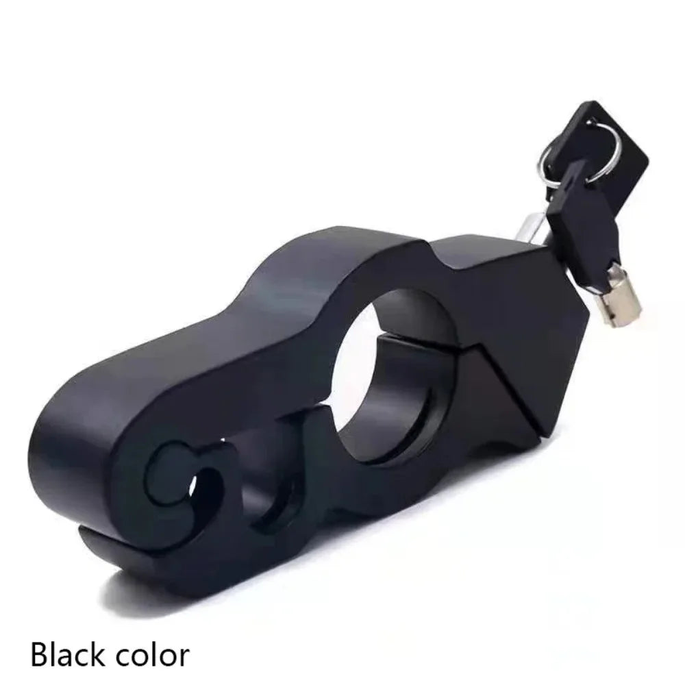 Universal Motorcycle Handlebar Steering Lock | Aluminum, 2 Keys