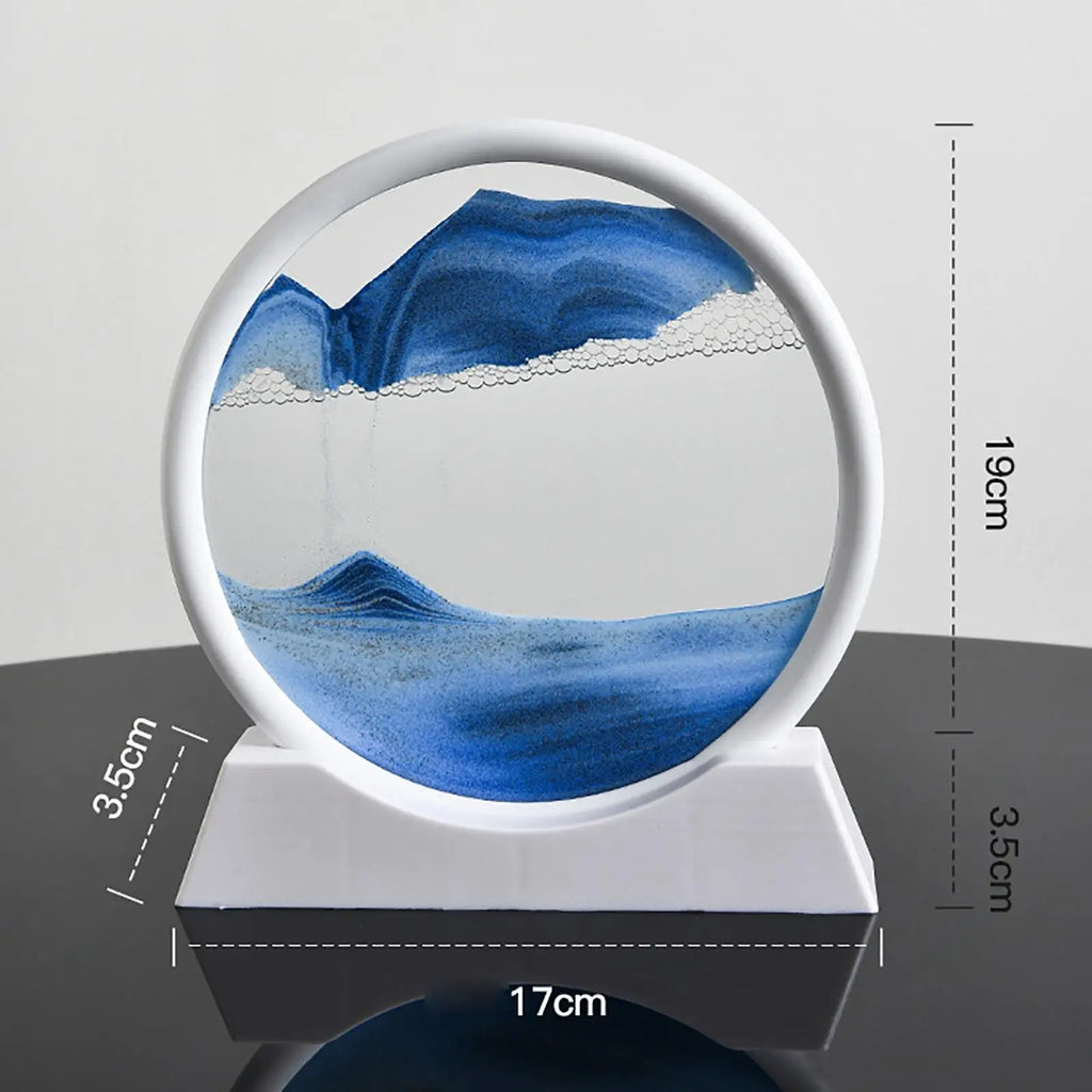 3D Moving Sand Art Picture – Landscape Desktop Décor