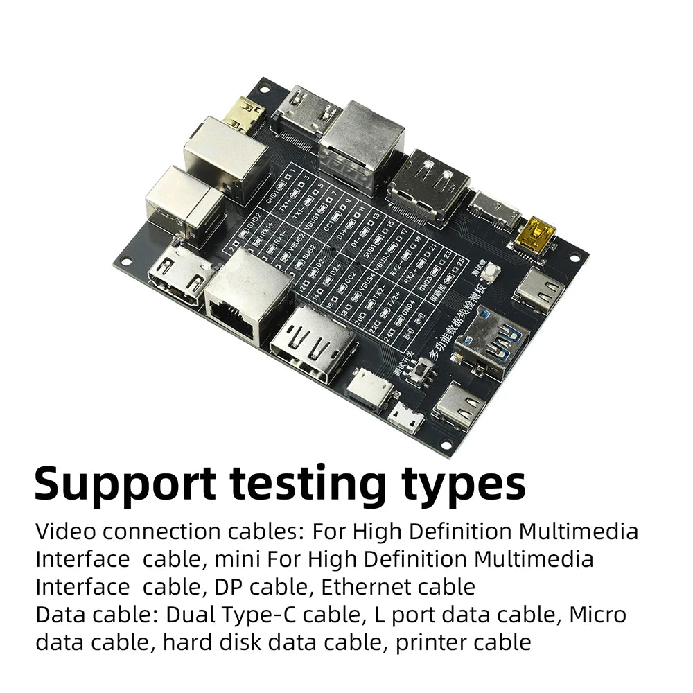 USB Cable Tester Module – HDMI, Type-C, Micro & More
