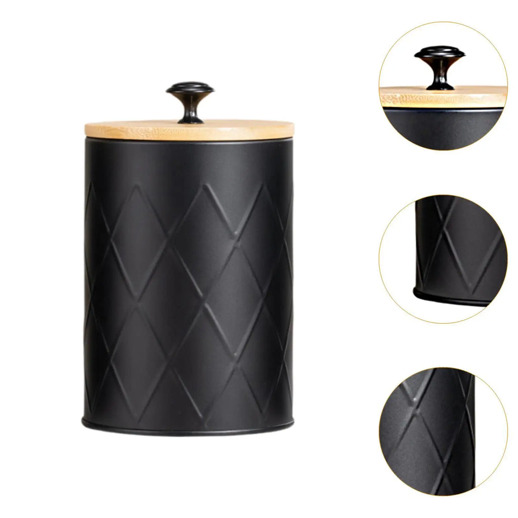 3-Piece Airtight Kitchen Canister Set | Galvanized Iron Jars