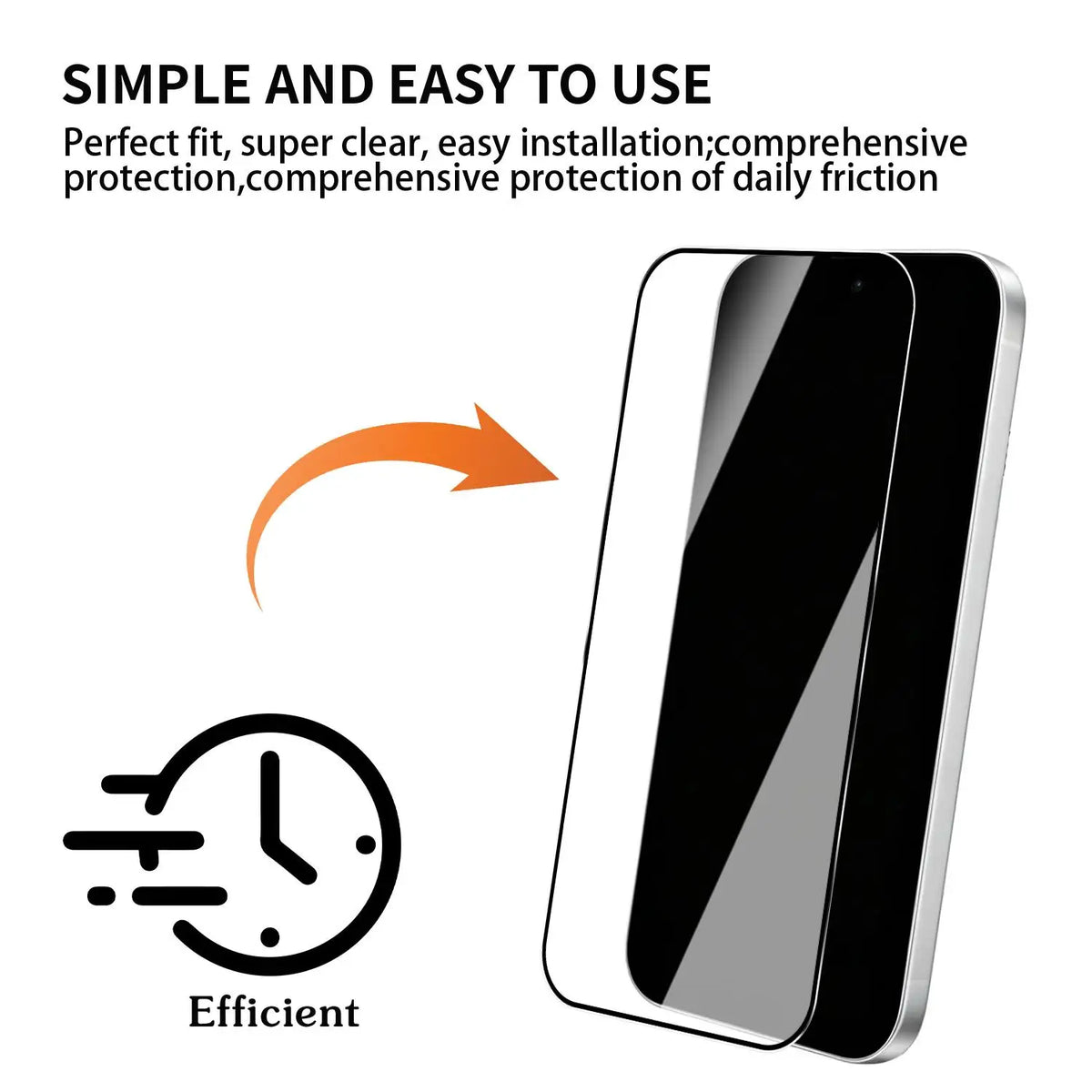 Vivo V80 5G Tempered Glass Screen Protector – HD & Privacy