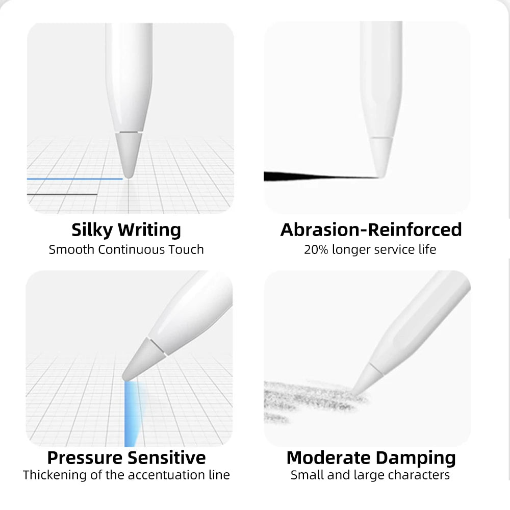 Apple Pencil Replacement Tips 1st & 2nd Gen – Double-Layer